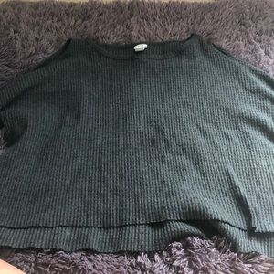 Cold shoulder sweater!